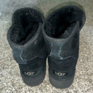 Black ugg boots, black, size 8